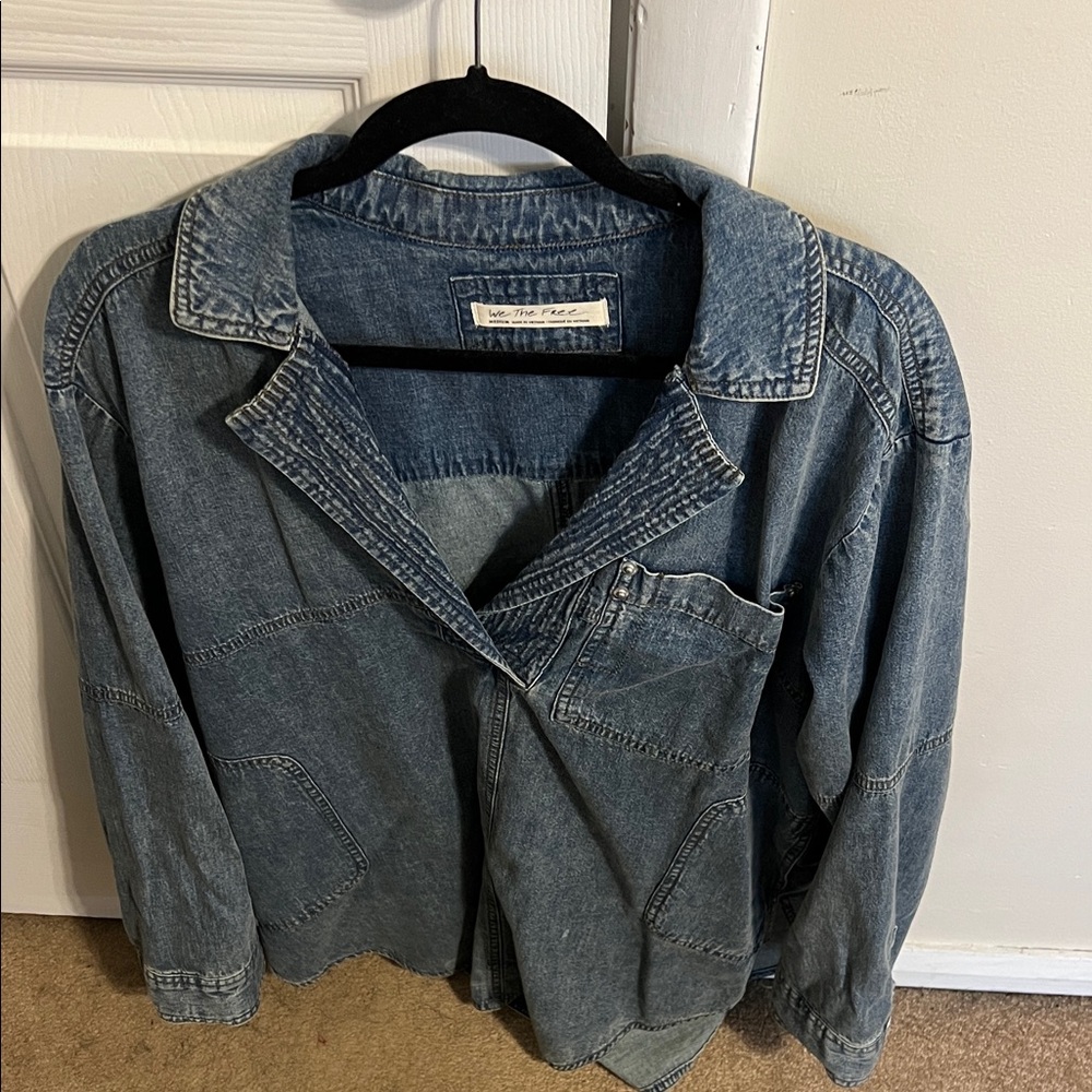 We the Free Denim Peyton Top